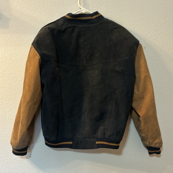 VTG Innovations by Izzy leather bomber jacket size small - Picture 9 of 9